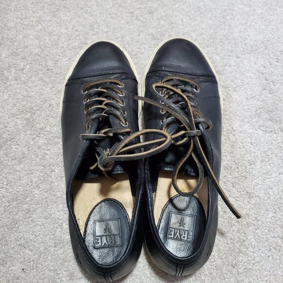 Frye Black Leather Sneakers - Picture 9 of 12